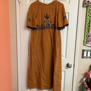 Zara brand TRF Beaded/Embroidered dress